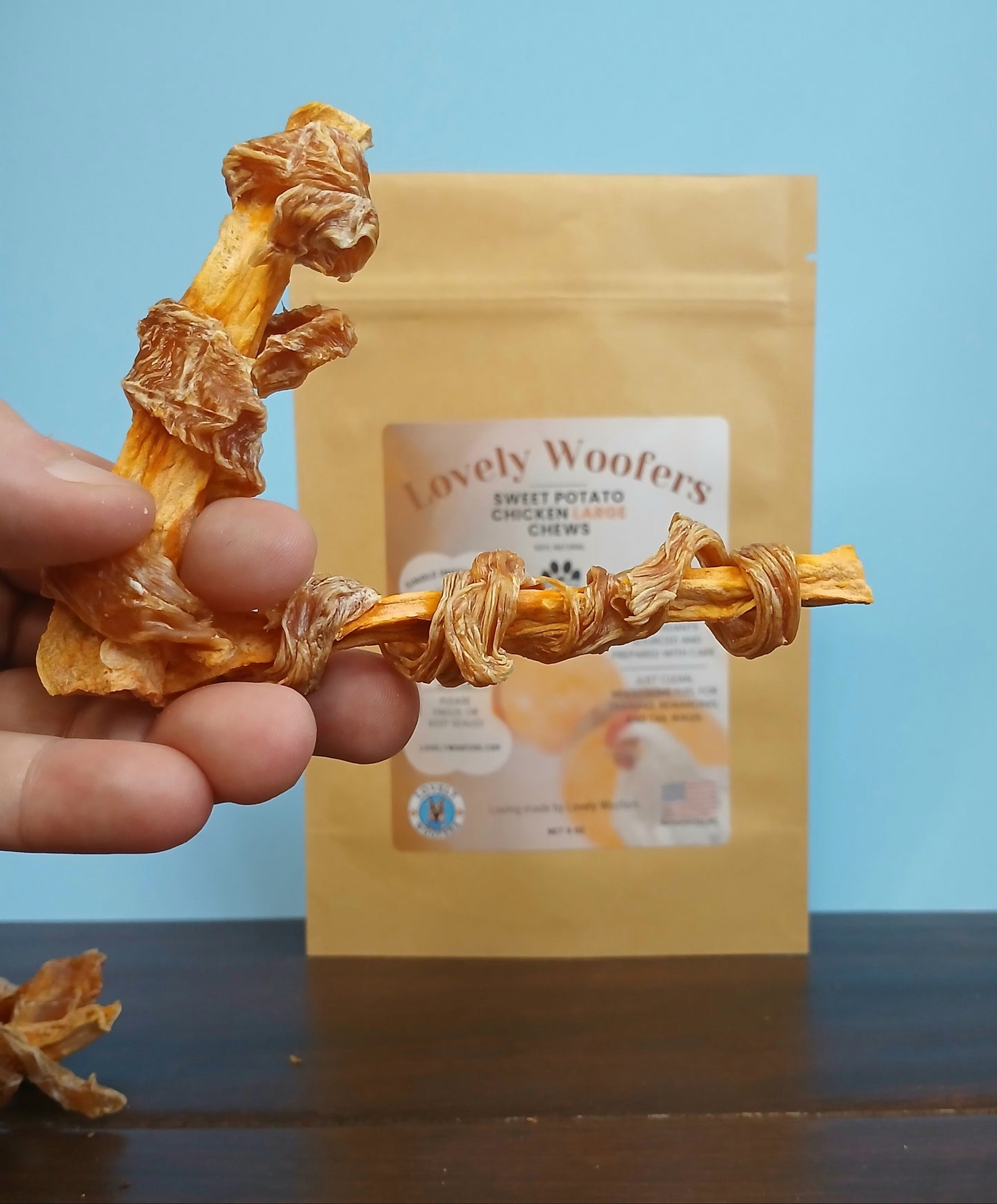 Sweet Potato Chicken Chews Large